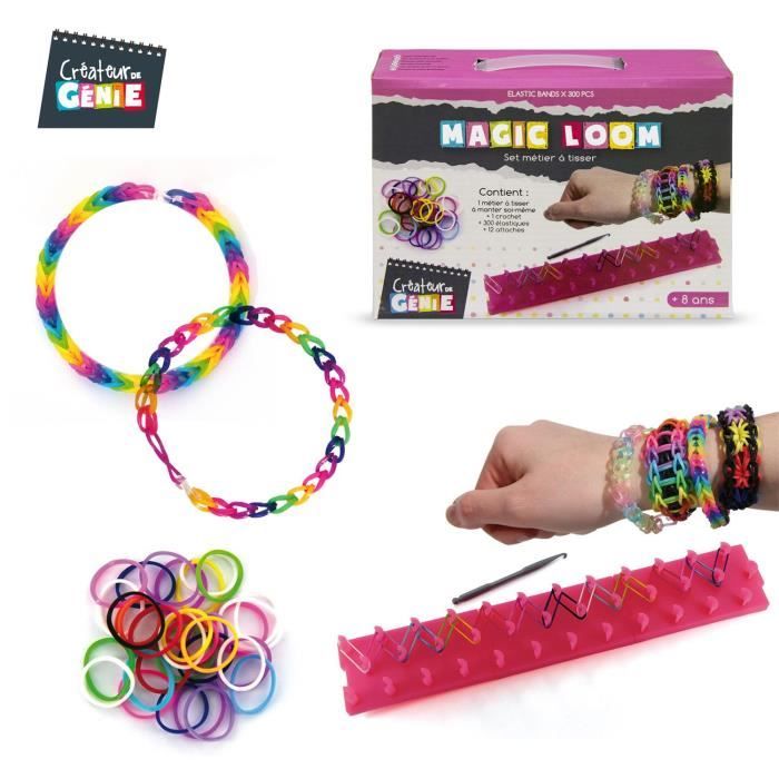 Créateur de Génie Magic Loom Kit Métier à Tisser Création Bracelets