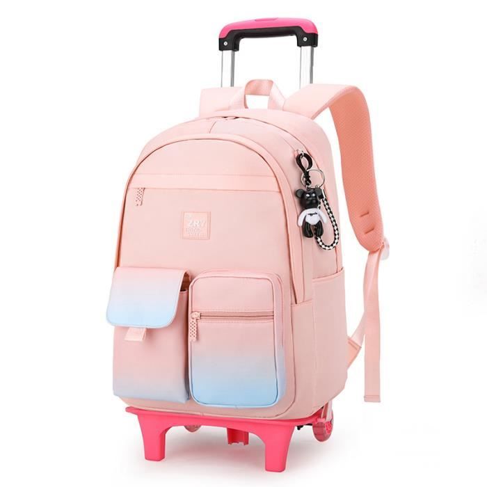 Cartable roulettes Baclpack cole pour Les Gar ons et Les Filles