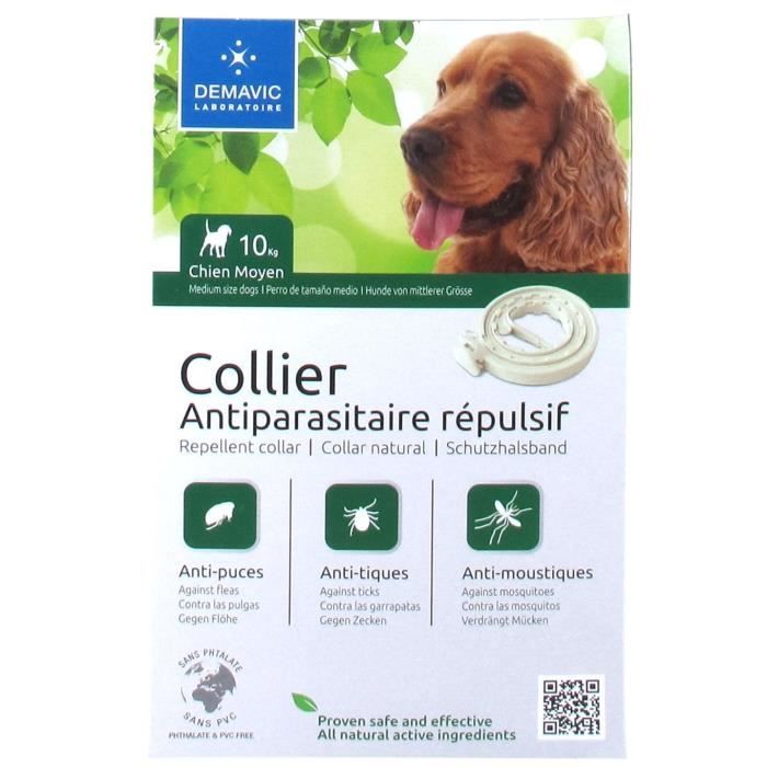 DEMAVIC Collier insectifuge - Pour Chien moyen