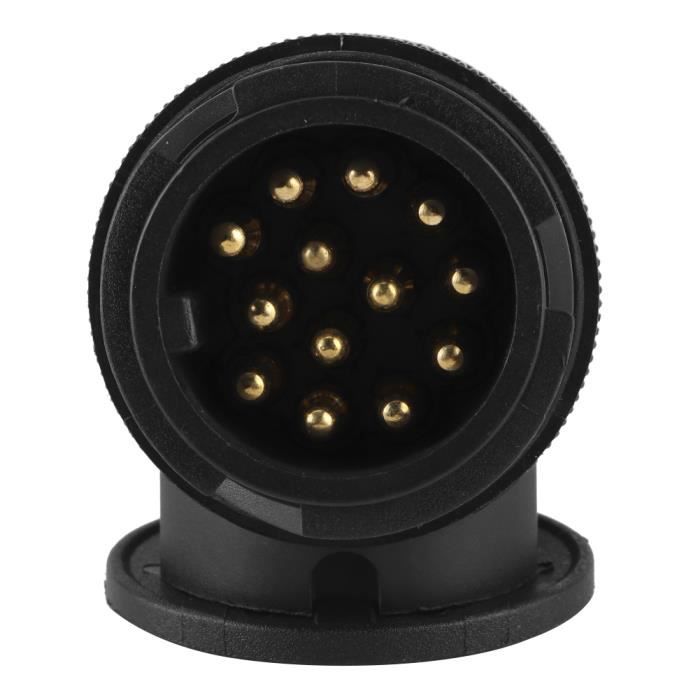 Prise de remorque universelle 24 V 7 broches 7 pôles connecteur de câblage adaptateur prise