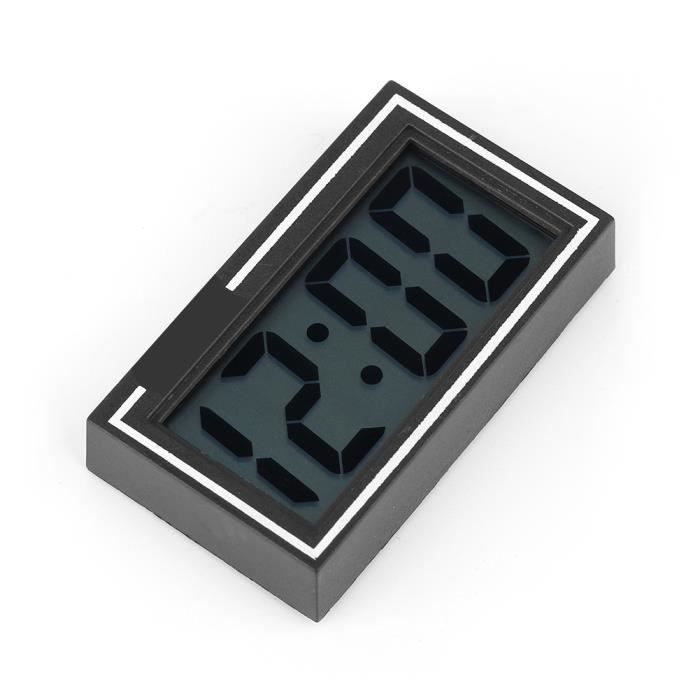 Horloge Numérique Solaire Pour Tableau De Bord Voiture - Affichage Date, Heure, Température, Autocollante
