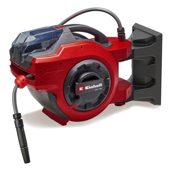 Einhell Enrouleur de tuyau sans fil GE HR 1830 Li Solo 18V pivote jusquà 180° Livré sans Batterie ni Chargeur - vue 2