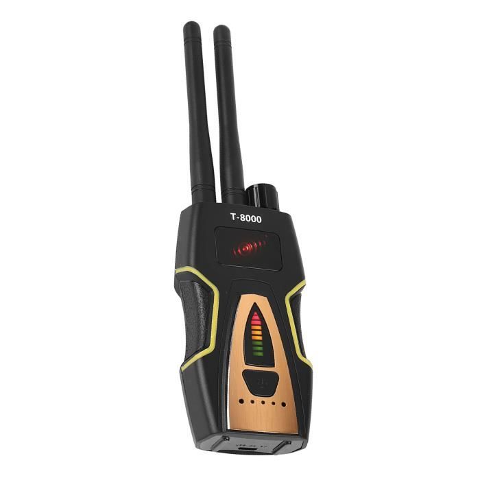 MSA Détecteur De Signal Rf T8000 Détecteur Audio Gsm Détecteur De Balayage Gps AntiEspion Bug