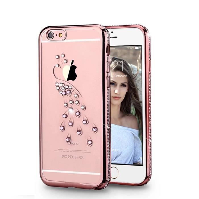 coque paon iphone 6