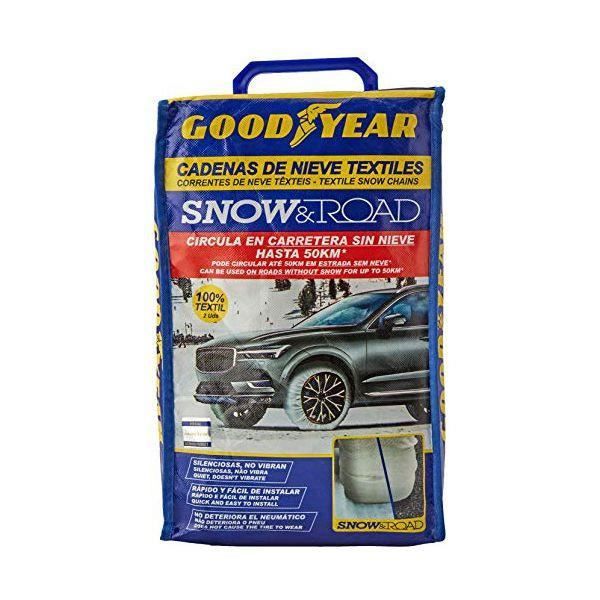 Goodyear Chaussettes à Neige Textile Taille L - Certifiées Ö-Norm V5121 - Faciles à Installer
