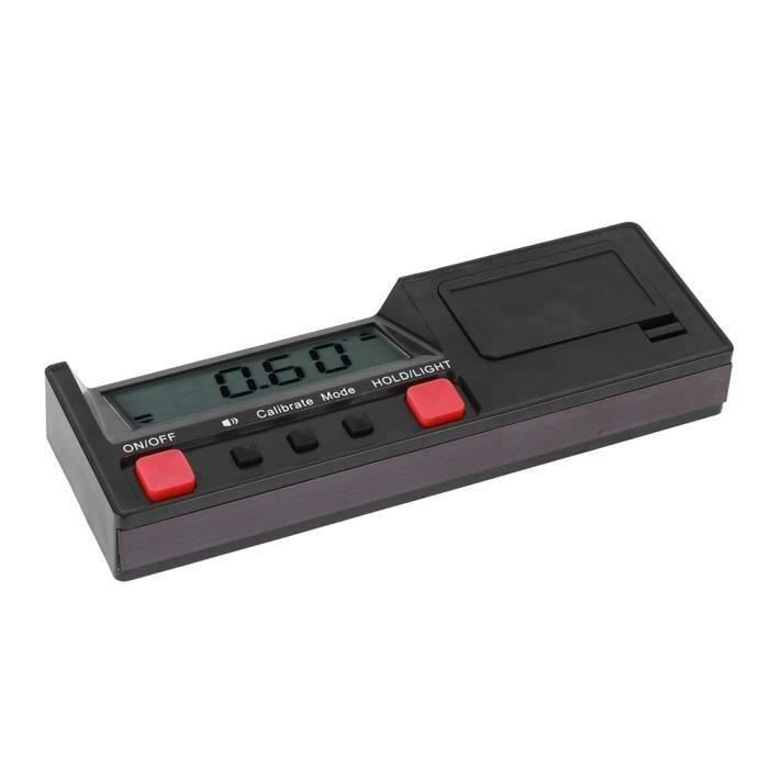Inclinomètre Numérique OBEST 360° - Niveau Électronique LCD - Magnétique IP54 - Précision ±0.2° - Pour BTP, Menuiserie