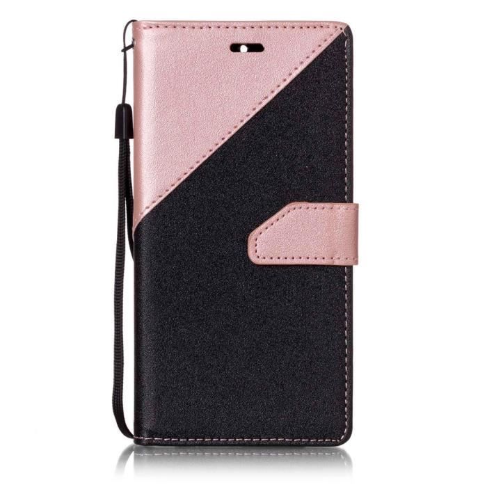 Custodia Per Asus Zenfone 3 Max / ZC520TL – Cover Portafoglio In PU Pelle Con Fiore Farfalla, Viola Chiaro, Slot Per Schede E Supporto