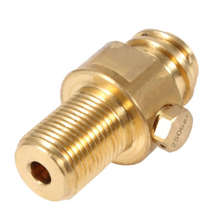 Adaptateur de recharge M18x1.5 avec manomètre 400bar et tuyau 50cm