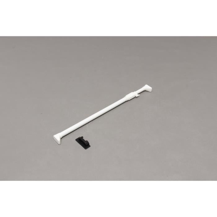 Barre Télescopique Iris Ohyama 110-190cm Blanc - Pour Douche Ou Dressing, Montage Facile Sans Perçage, Capacité 15-45kg - 12