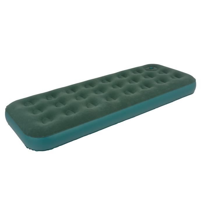 BESTWAY Matelas Gonflable Avec Pompe à Pied Intégrée 2 Places 191 M X 137 X 22 Cm Bleu