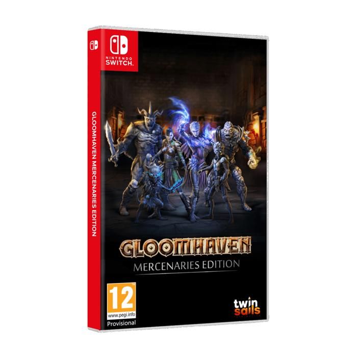 Jeu de rôle - Gloomhaven - Mercenaries Edition - Nintendo Switch - Octobre 2020