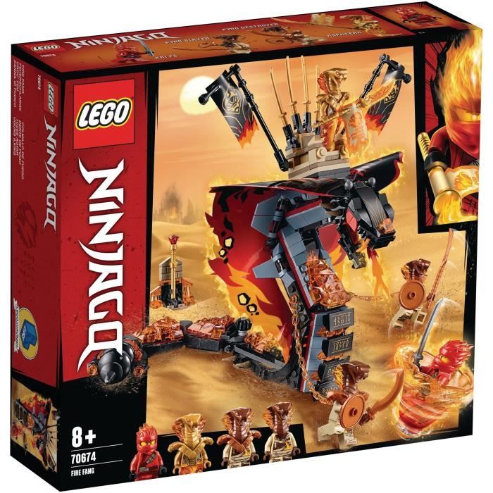 LEGO® NINJAGO® 70674 Croc’ feu - Jeu de Construction Reconditionné - Lego reconditionné disponible sur Cdiscount Seconde Vie