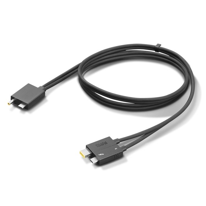 Câble Thunderbolt 4 - LENOVO - 4X91K16970 - 07 m - 40 Gbit/s - Noir