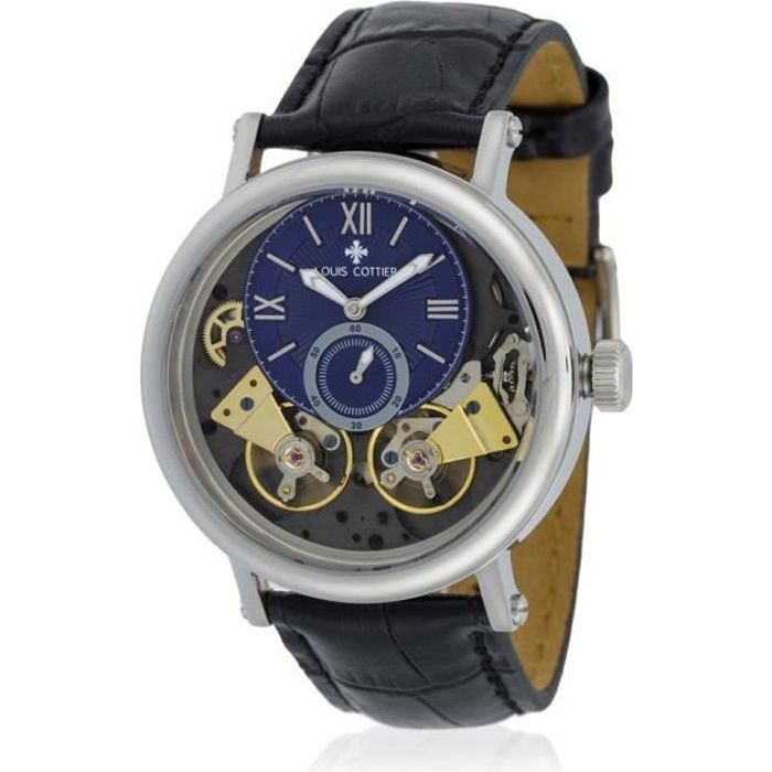 Louis Cottier - Montre Tradition Skelette Automatique - HB3020C4BC1 0,000000 Bleu