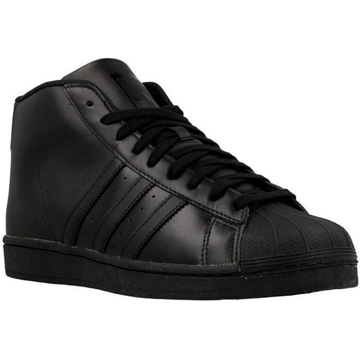 Basket adidas Originals PRO MODEL - ADIDAS ORIGINALS - Homme - Noir - Cuir  - Lacets Noir - Cdiscount Chaussures