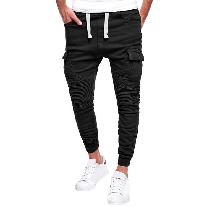 pantalon homme cargo slim