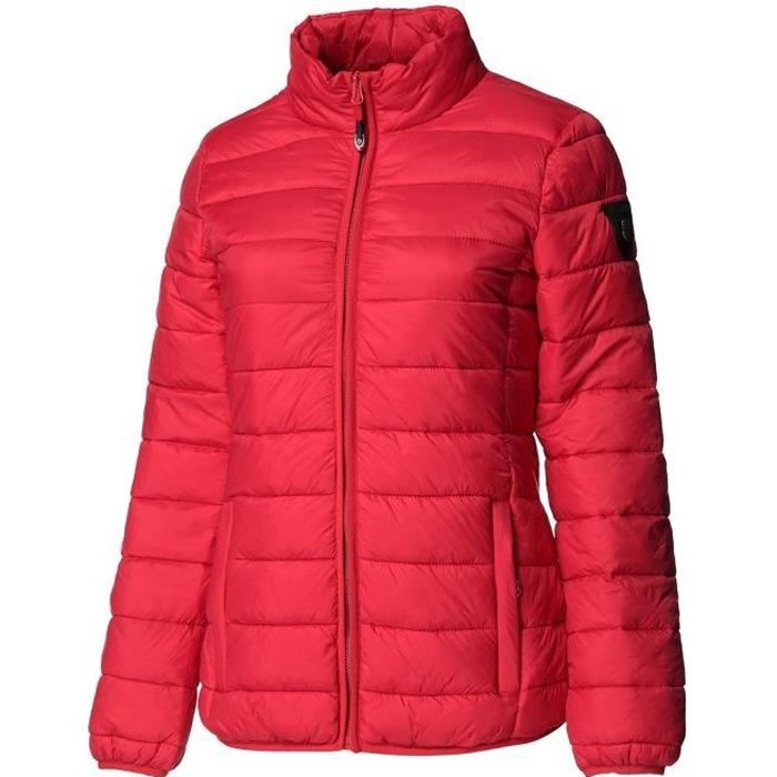 Doudoune Femme Geographical Norway Areca Basic 001 + BS - Rouge - Imperméable - Sports d'hiver
