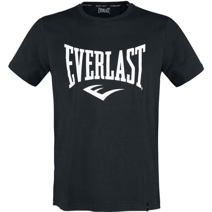 Everlast T-Shirt Russel Homme T-Shirt Manches courtes noir