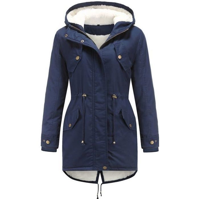 Veste Femme Hiver Élégante et Chaude, Polaire Confortable pour Femme