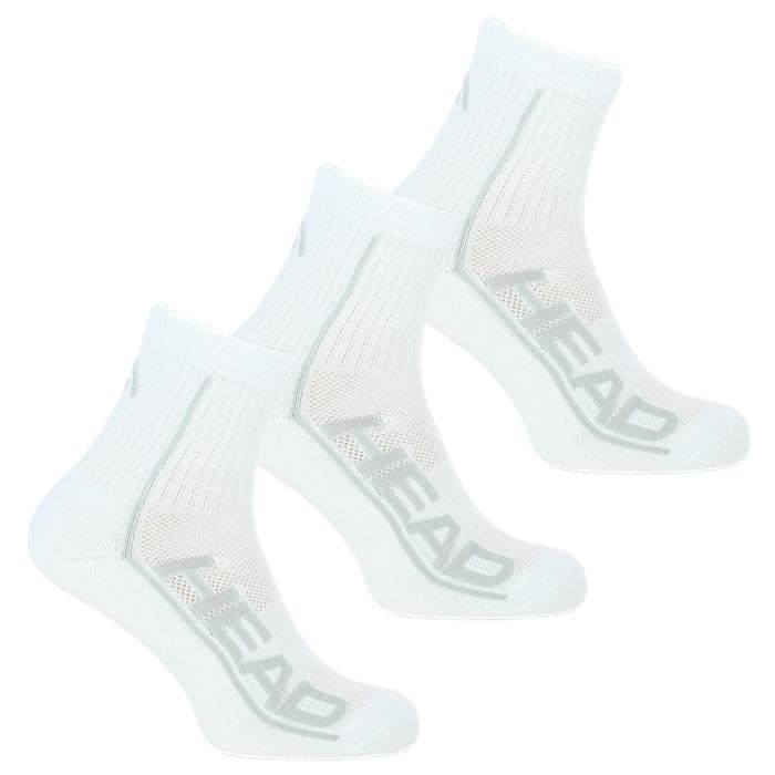 LLot de 10 paires de chaussettes de sport blanche 43-46 - Cdiscount Sport