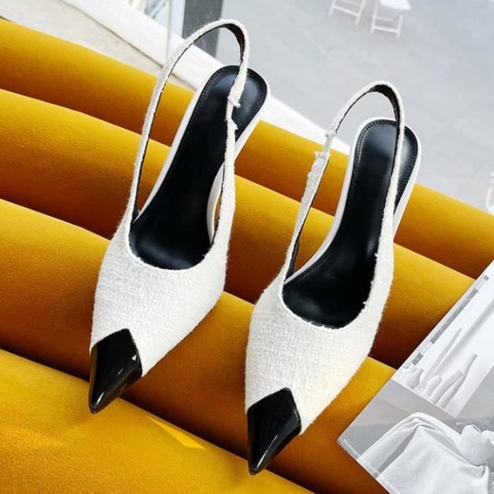 chaussure talon metallique