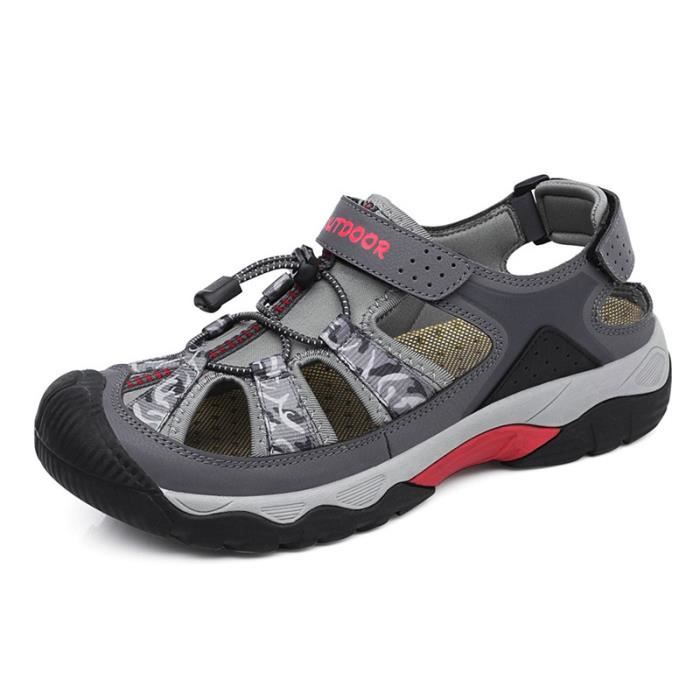 DREAM PAIRS Sandales Athlétiques Femme Confortables Antidérapantes - Sandales Extérieur Réglables