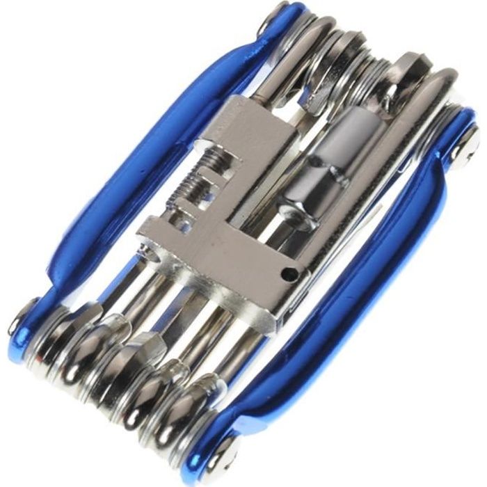 Outil de Réparation Vélo Multifonctionnel 10 en 1 Clé Hexagonale