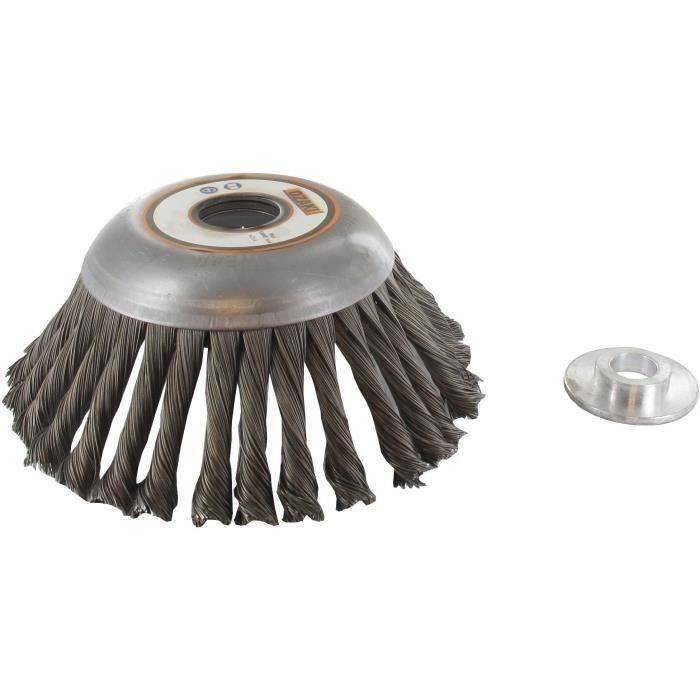 Ozaki Brosse anti mauvaises herbes (Ø 150 mm, H 65 mm, alésage 20 / 25.4 mm)