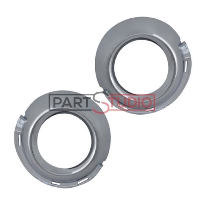 chromés Enjoliveurs feux antibrouillard pour PEUGEOT 307 phase 2 2005-2008 d