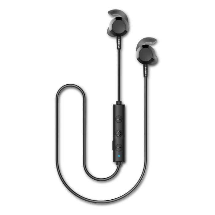 Philips TAE4205BK - In ear - BT - 8h autonomie -  Bass Boost - Quick Charge - Noir