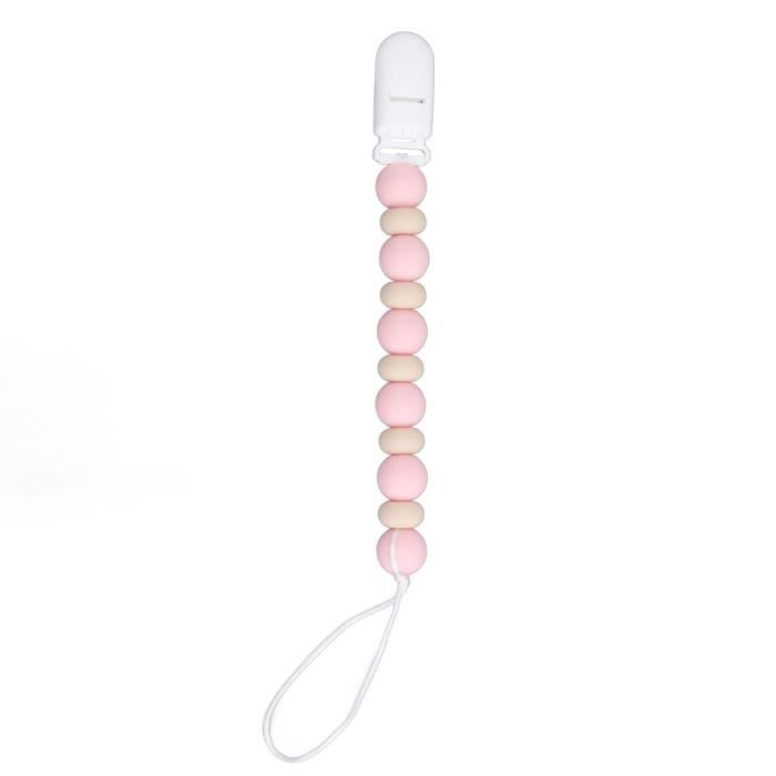 20 Attaches-Sucette En Silicone Pour Bébé - Chaînes Et Clips Anti-Perte Transparents