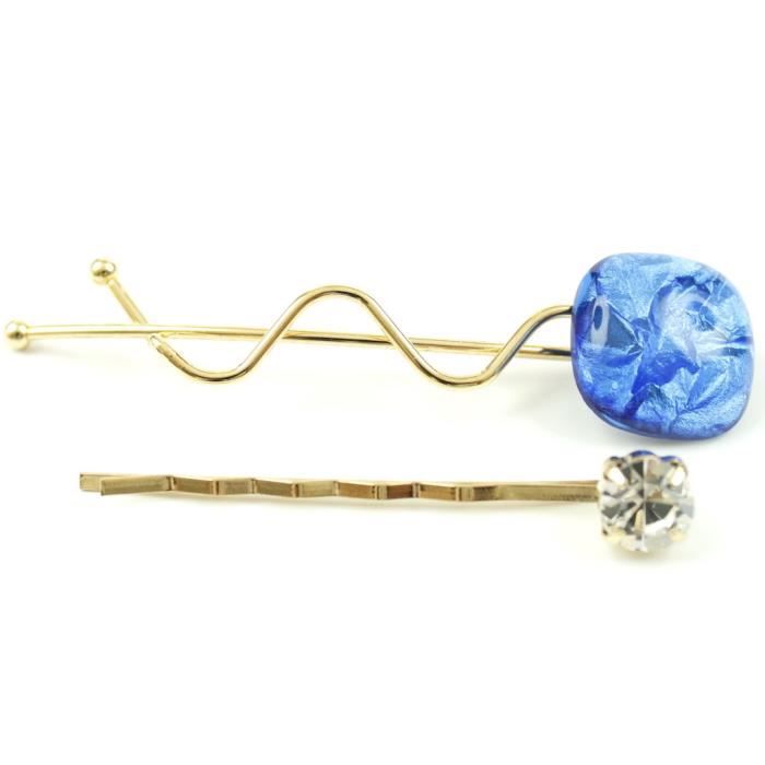 Lot De 2 Bracelets Fantaisie En Métal Doré - Parfait Pour Un Look Accessoirisé !