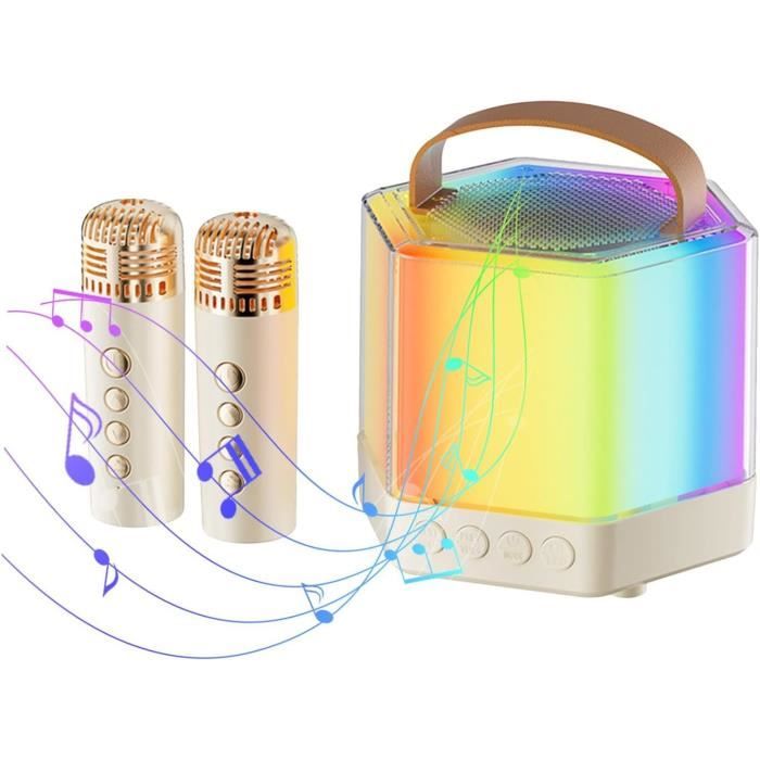 Mini Karaoke Machine for Kids | Includes 20+ Kids Songs | 2 Microphones | Connect with Bluetooth | Valentine's Day & Birthday Gift | A Mini Karaoke Machine for Kids | Includes 20+ Kids Songs | 2 Microphones | Connect with Bluetooth | Valentine's Day & Birthday Gift | A