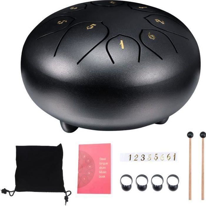 Autocollants Pour Tambour Tongue Drum - Notes En PVC Doré - Échelle Bien Visible Pour Débutants - Pack De 1