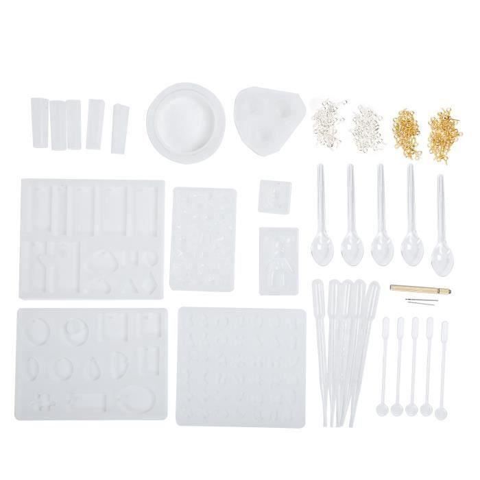 Koonafy 11 PCS Boucle D'oreille Moules En Résine Epoxy, Silicone Moule