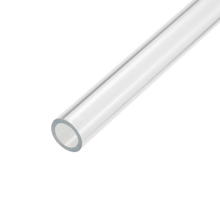 KANEIDALINNA Tube dur acrylique OD 12mm 14mm 16mm Tube acrylique Transparent Tubes PMMA pour PC refroidissement par eau 50cm