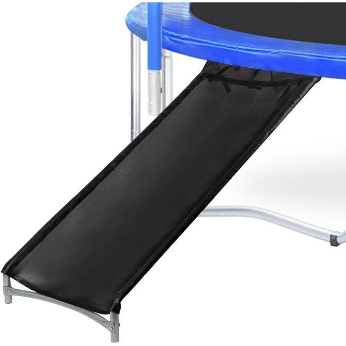 Gimisgu Toboggan Pour Trampoline 150 Cm – Montage Super Facile, échelle Sécurisée, Large Et Costaud, Accessoire Universel Pour Enfants, Charge Max 100 Kg