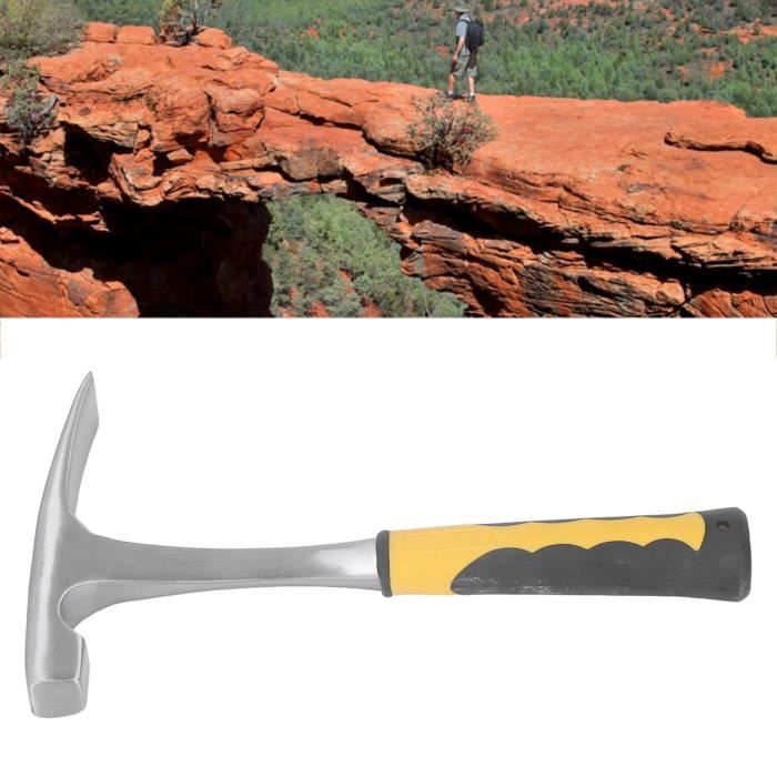 Marteau d'exploration géologique avancé Bextcok - Marteau pointu en acier forgé avec une poignée confortable, un outil essentiel pour les géologues. | Leroy Merlin