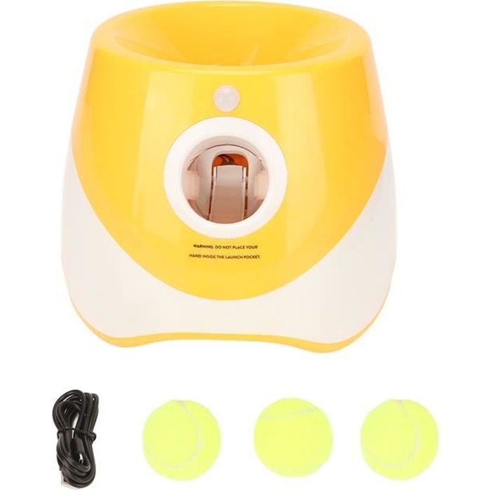 Meilleurs prix pour Lanceur de balle automatique interactif pour chien SURENHAP - Trois modes de portée - Batterie 2200mAh