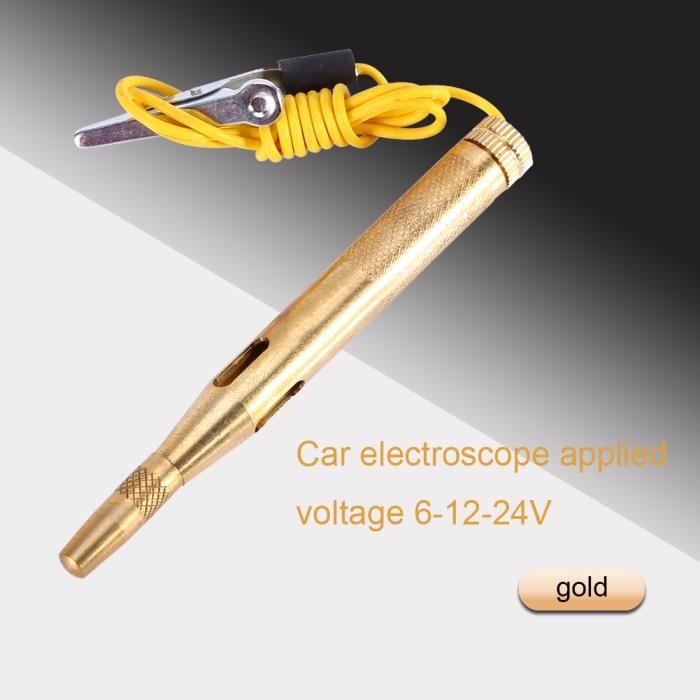 Testeur De Circuit Tension Voiture Pour Lampe Test Continuité Sonde Système 6V - 12V 24V DC K1