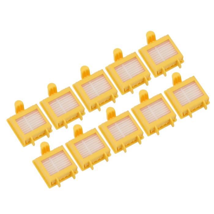 Filtres Lavables Réutilisables Pour Balayeuse – Set 4/10 Pièces, Blanc, Acier Carbone