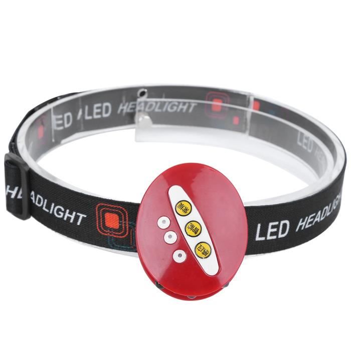Lampe Frontale LED Rechargeable USB - Clip Pour Casquette/bouchon - 6 LED