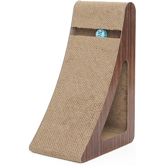 Griffoir Chat Twistou Pliable Et Déformable - Avec Clochette - Jouet Interactif - Carton Recyclé