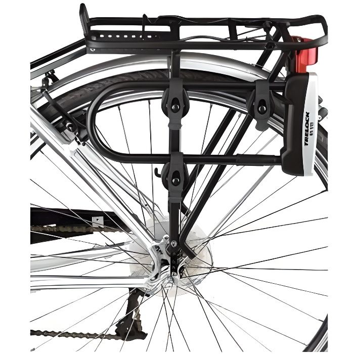 câble antivol à clés enroulées sécurisées avec support de montage barsku Antivol pour vélo avec 3 clés 1,8 m