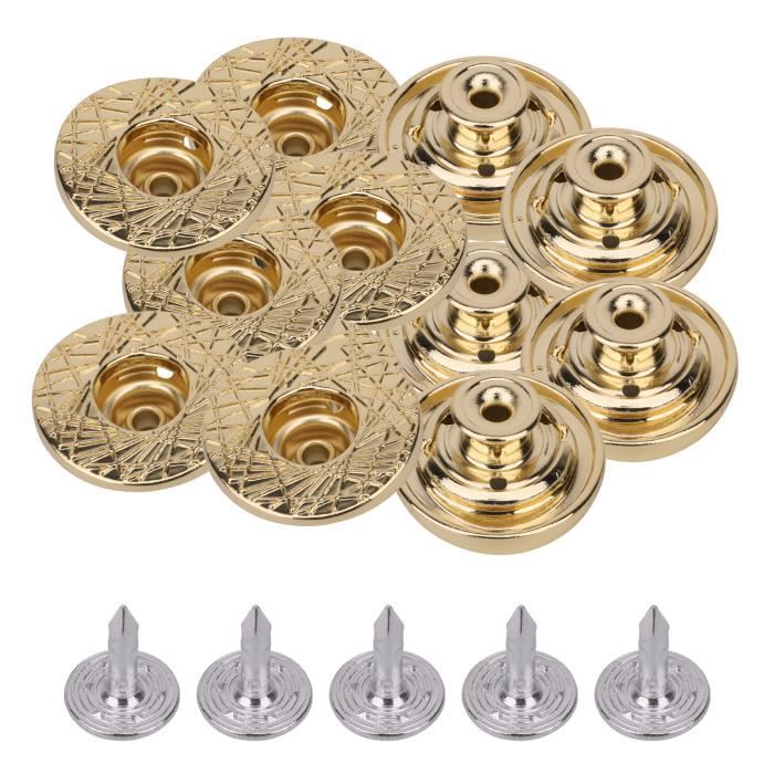 Lot De 100 Boutons-pression Taille 20 (12,4 Mm) - Pour Couches Lavables, Bavoirs, Vêtements - Blanc, Résistant Au Lavage