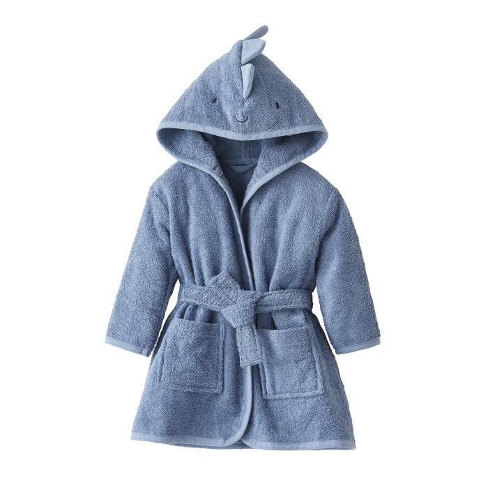 Peignoir Bébé Vertbaudet - Capuche Biche - 100% Coton Éponge - 12 à 36 Mois - Label Oeko-Tex