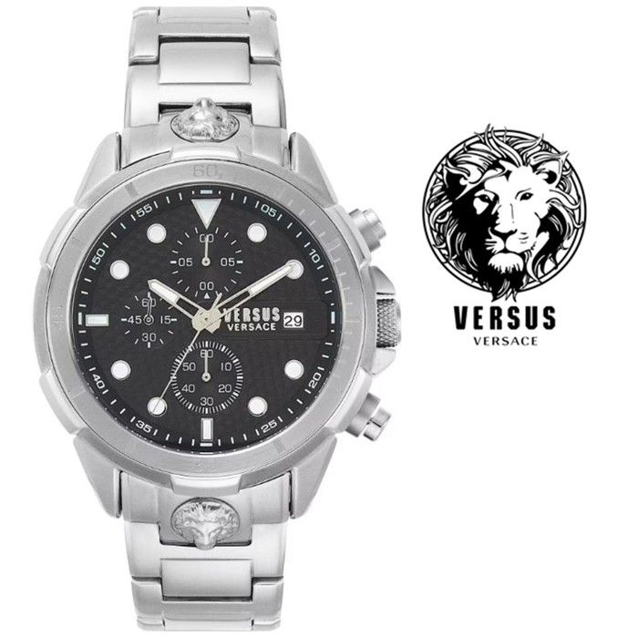 Montre - Versus - VSPLP0419 - Chronographe - Acier inoxydable - Résistante à leau 50m Montre - Versus - VSPLP0419 - Chronographe - Acier inoxydable - Résistante à leau 50m