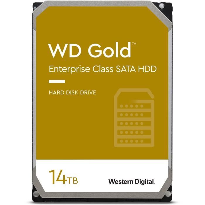 WD Gold™ - Disque dur Interne - 14To - 7200 tr/min - 3.5 (WD141KRYZ)