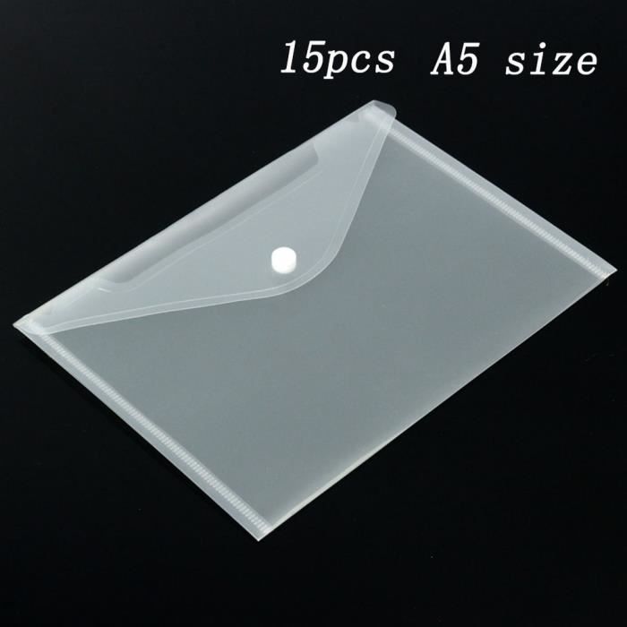 Soennecken Pochette Plastique A5 Ouverte Haut Et Côté - Lot De 100, Polypropylène 0.12mm Transparent Grainé