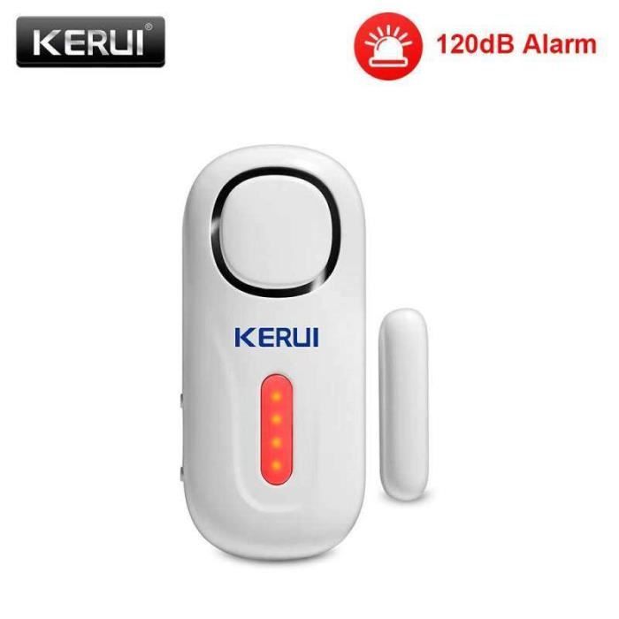 KERUI 4 Secrui Porte Fenêtre Alarme Capteur Autonome Sans Cambrioleur Sécurité Maison 